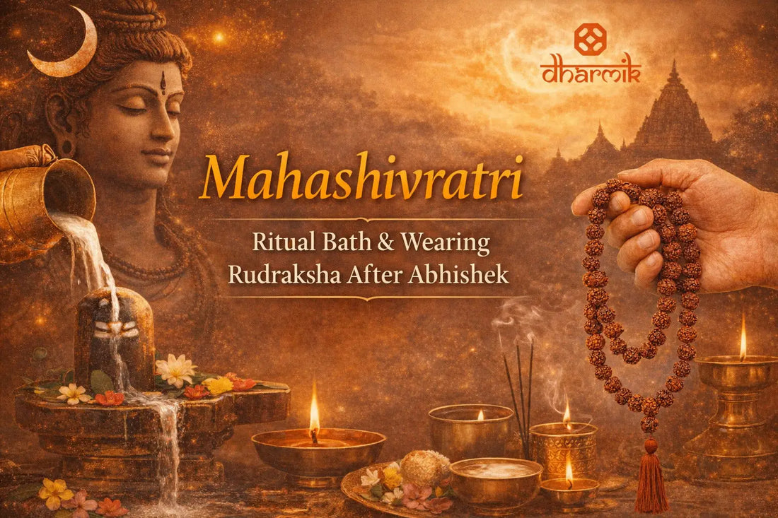 Mahashivratri Ritual Bath & Wearing Rudraksha After Abhishek Dharmik