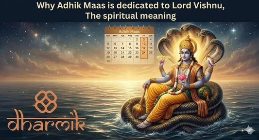 Lord Vishnu in cosmic ocean representing Adhik Maas significance and Purushottam Maas spiritual meaning