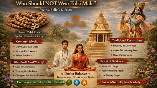 Who should not wear tulsi mala?