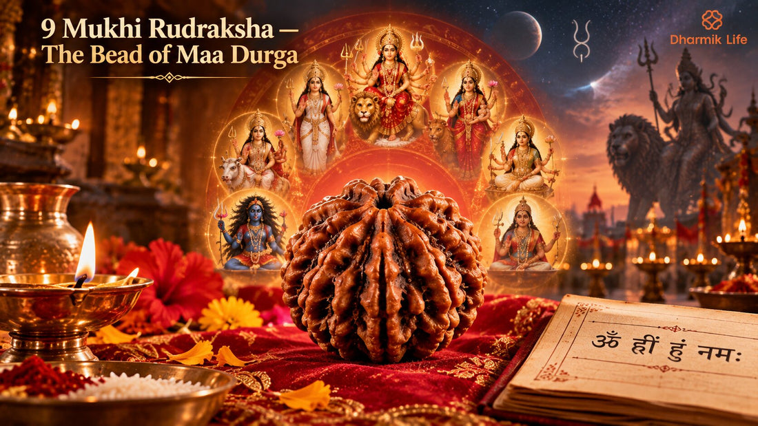 Why the 9 mukhi rudraksha is the Bead of Maa Durga