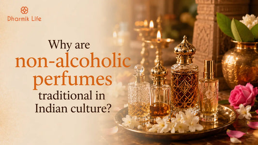 attar bottle with flowers
