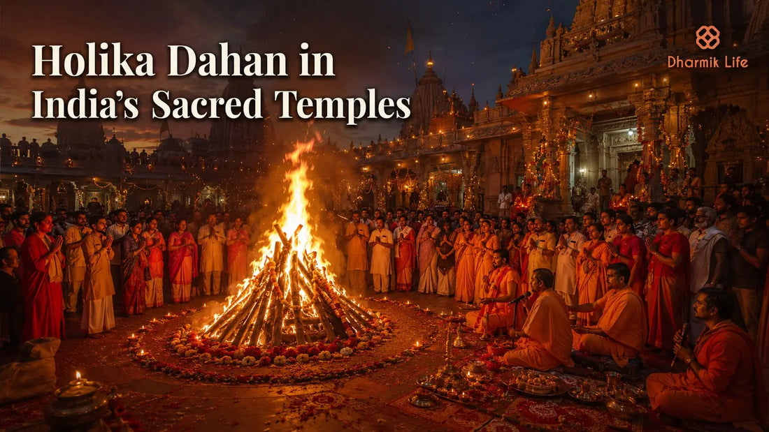 Holika Dahan in India's Sacred Temples