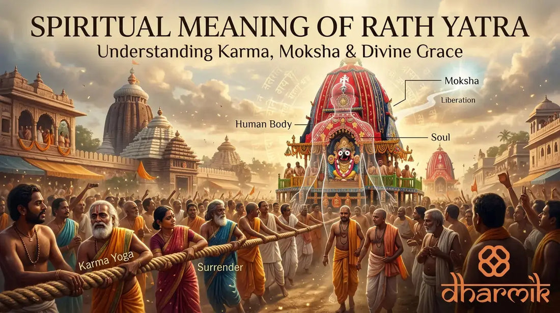 Spiritual Meaning of Rath Yatra Understanding Karma, Moksha & Divine Grace