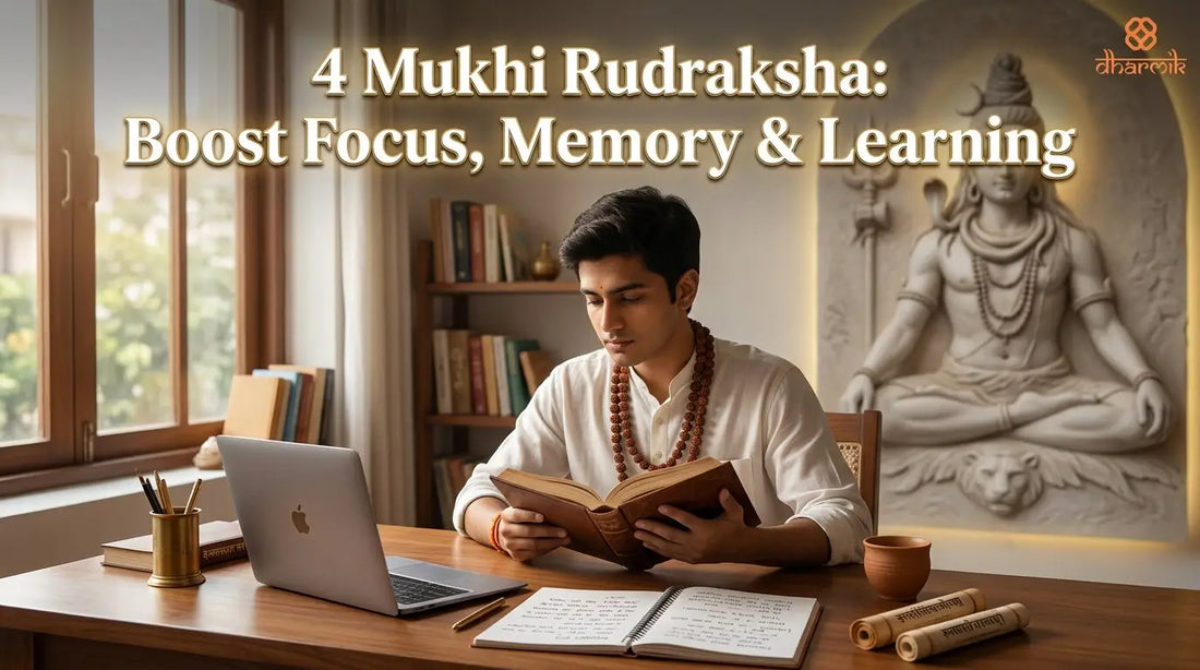 4 Mukhi Rudraksha for Focus: A Spiritual Guide from Kashi