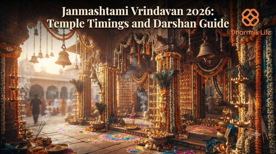 Janmashtami Vrindavan 2026 temple tiings and darshan guide