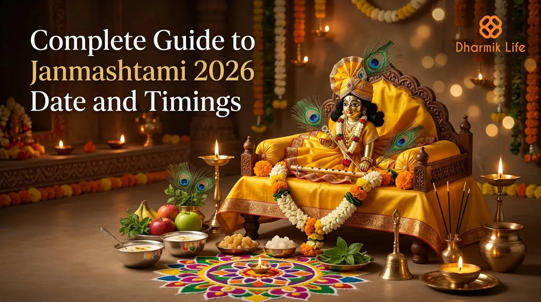 Janmashtami 2026 Date and Timings by Dharmik Life