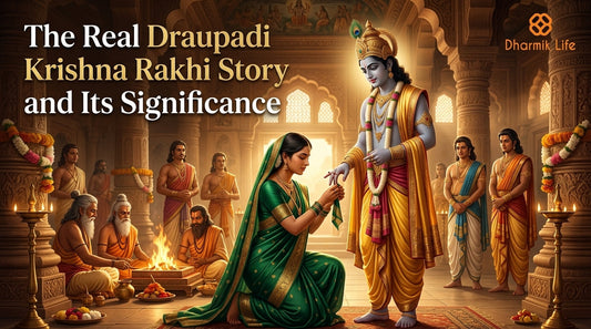 The Real Draupadi Krishna Rakhi Story by Dharmik life