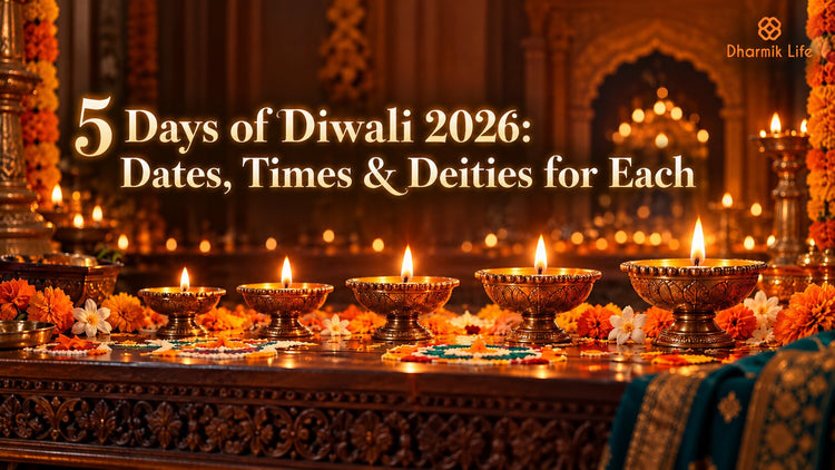5 Days of Diwali 2026: Dates, Times & Deities for Each – Dharmik