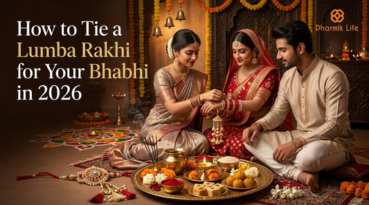 How to Tie a Lumba Rakhi for Your Bhabhi by Dharmik Life