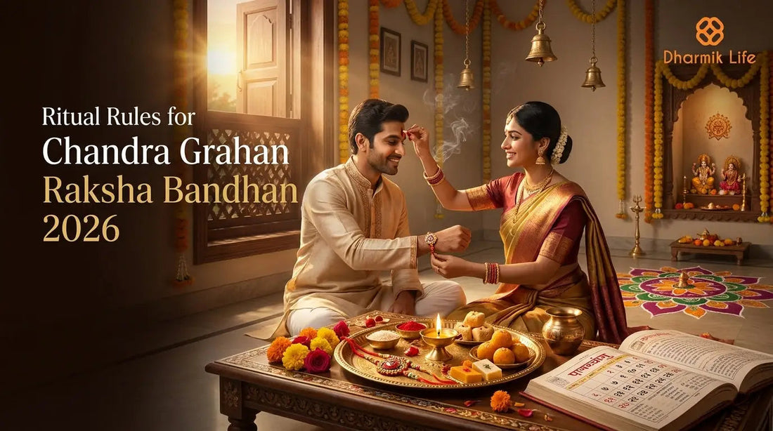 Ritual Rules for Chandra Grahan Raksha Bandhan by Dharmik Life
