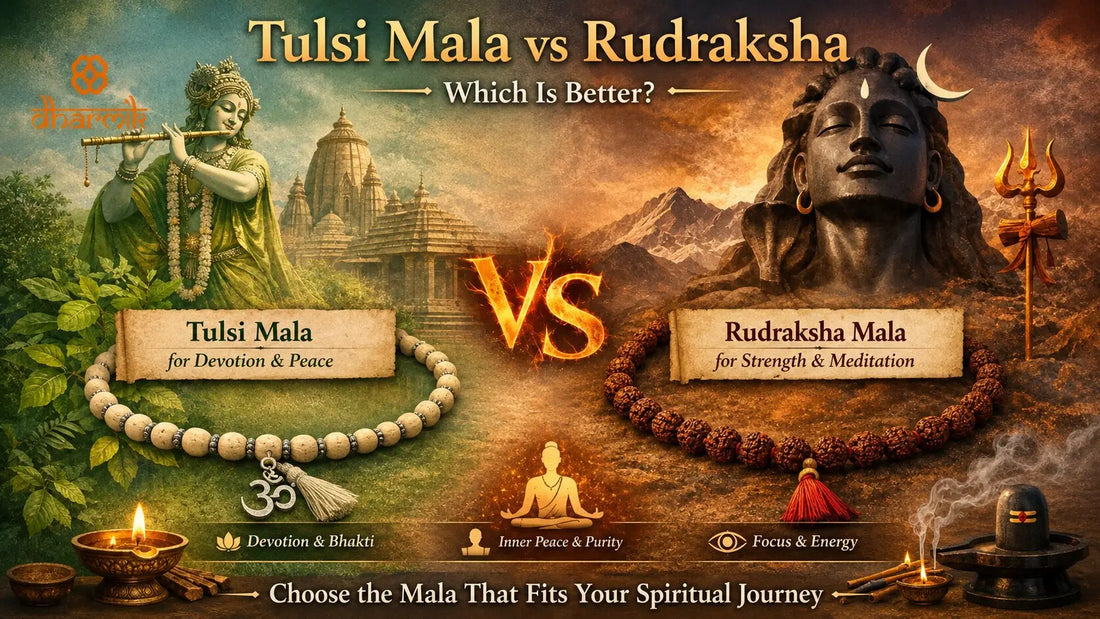 Tulsi Mala vs Rudraksha: Which Is Better? Dharmik