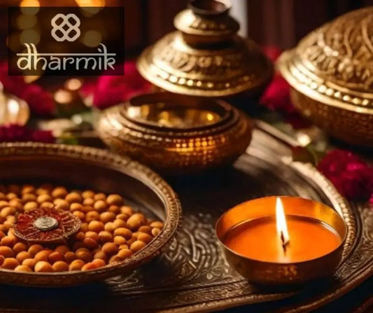 Navratri Puja thali