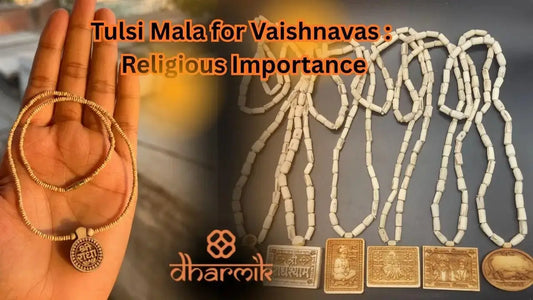 Tulsi Mala for Vaishnavas worn around the neck as a symbol of Vishnu devotion