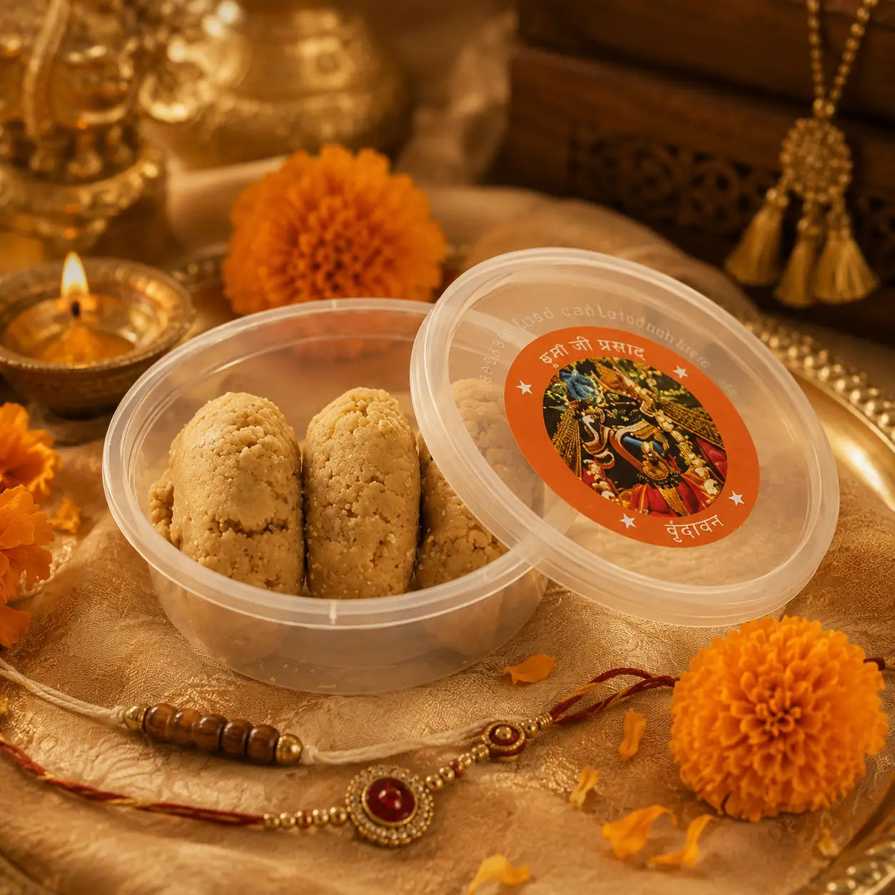 Krishna Ji Rakhi Box for Raksha Bandhan – Blessed in Vrindavan