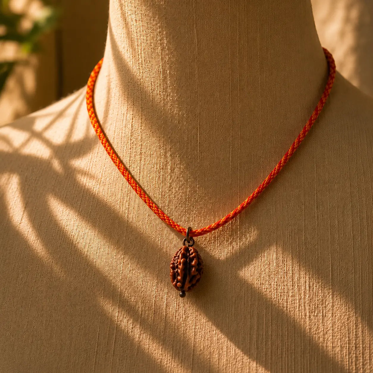 Theen Mukhi Rudraksha - Original with Certificate -(Nepali/Indian), Blessed in Kashi