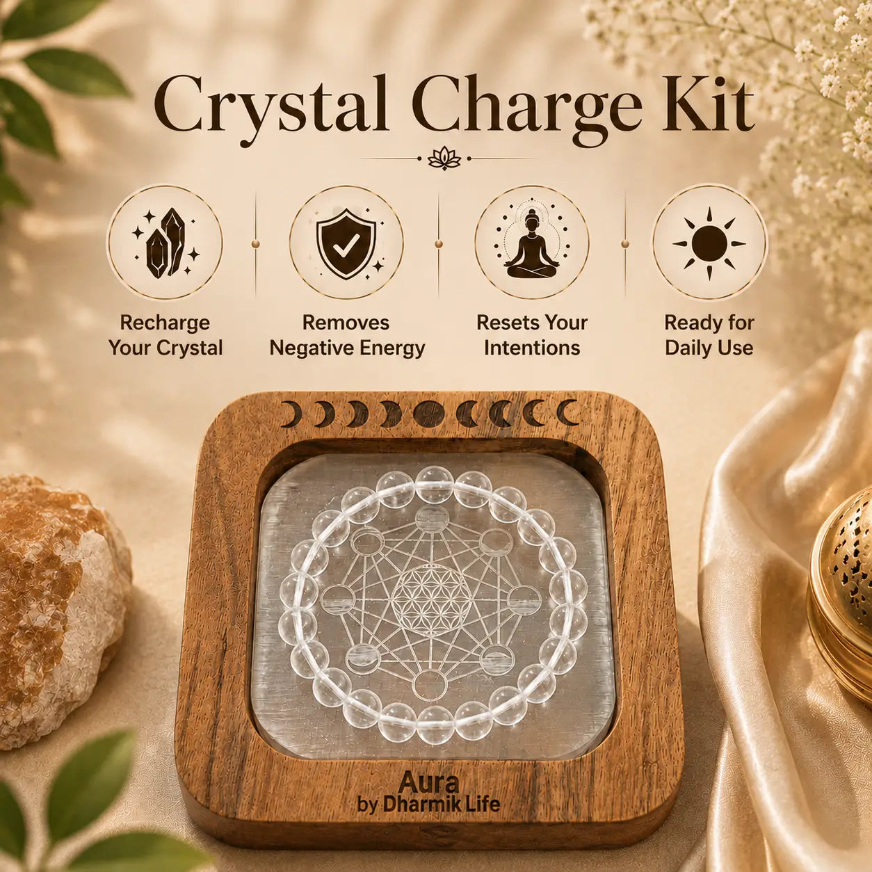 Clear Quartz Charge Kit 