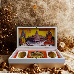 Divine Big Ram Darbar - Gold Plated (Blessed in Ayodhya)