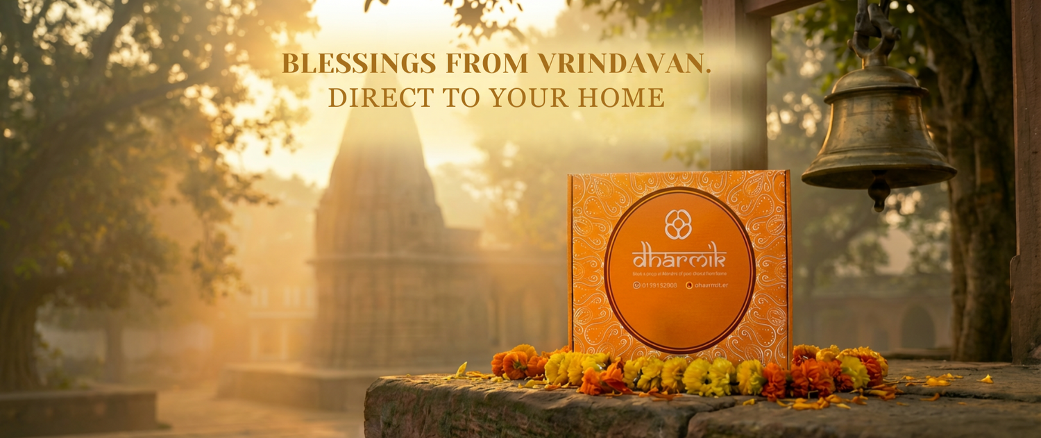 Dharmik  Vrindavan Prasad Box homepage feature — buy prasad online