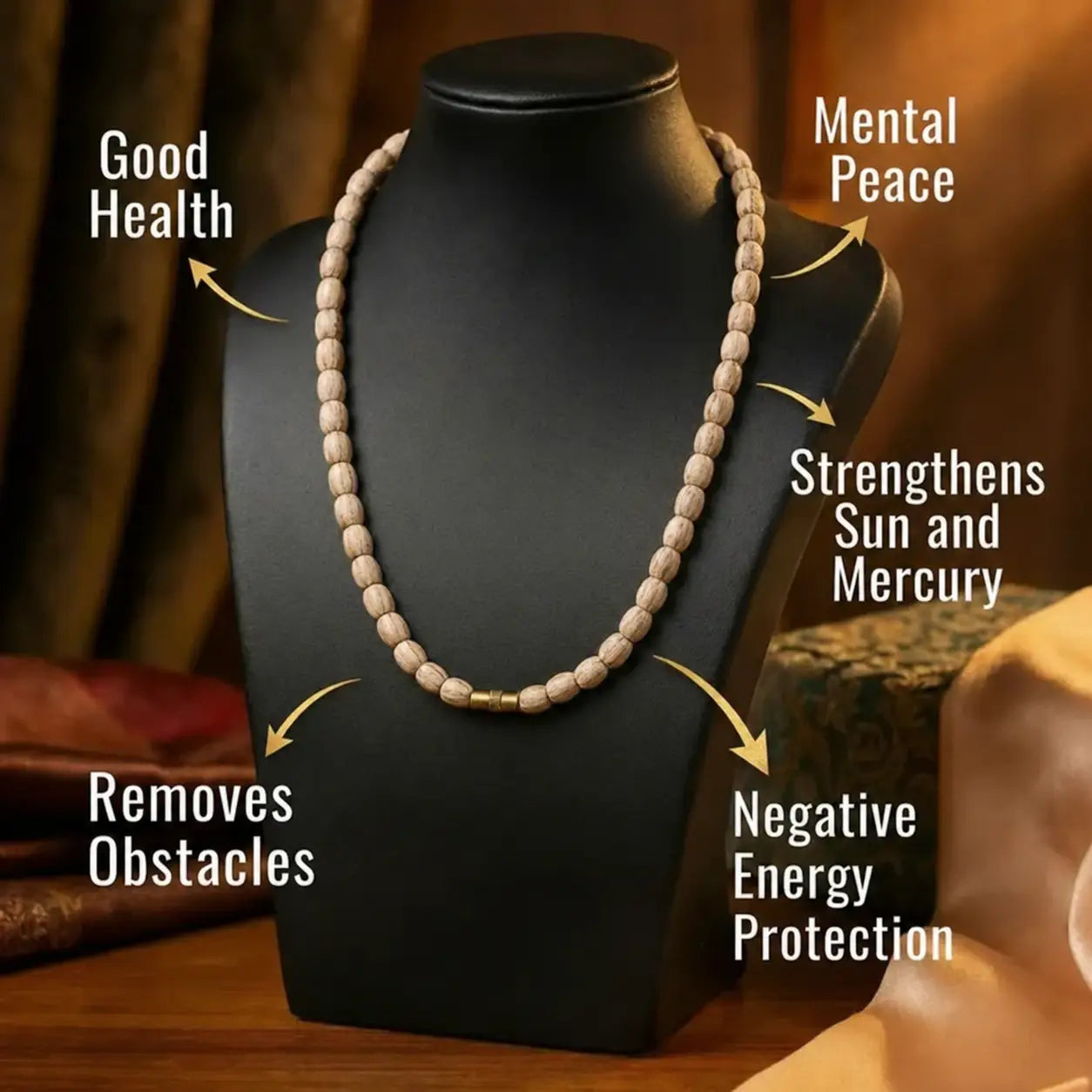 Dharmik Vrindavan Tulsi Prem mala for mental peace and good health.