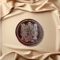 Ram Amrit Silver Coin - Gold Plated (Blessed in Ayodhya)