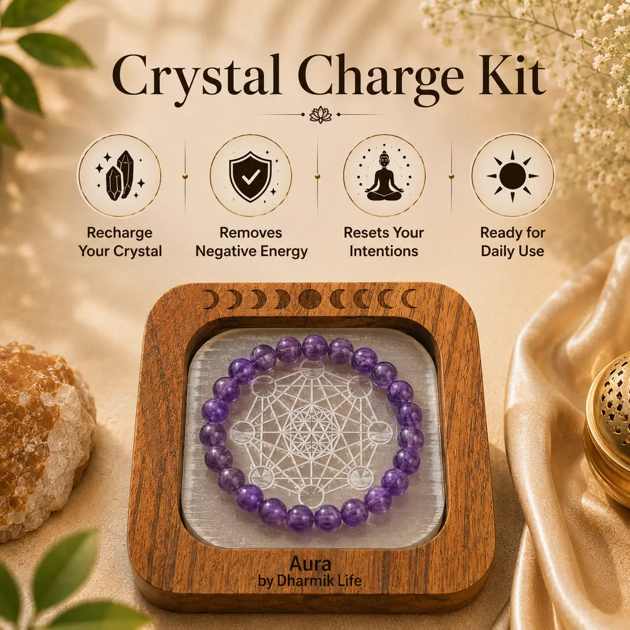 Amethyst Bracelet Charge Kit 