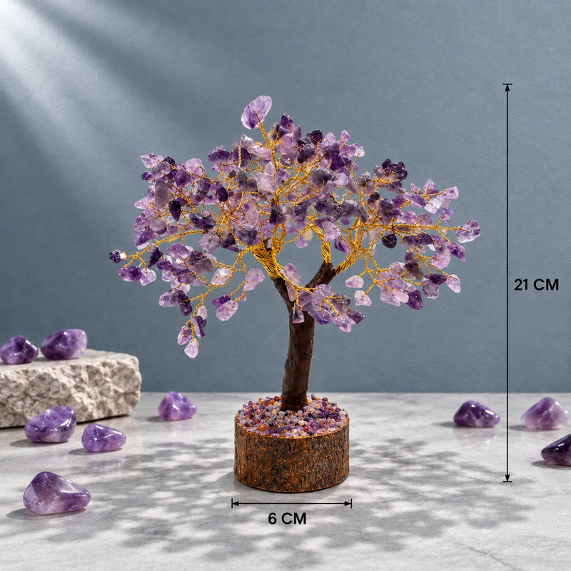 amethyst crystal  tree dimensions 