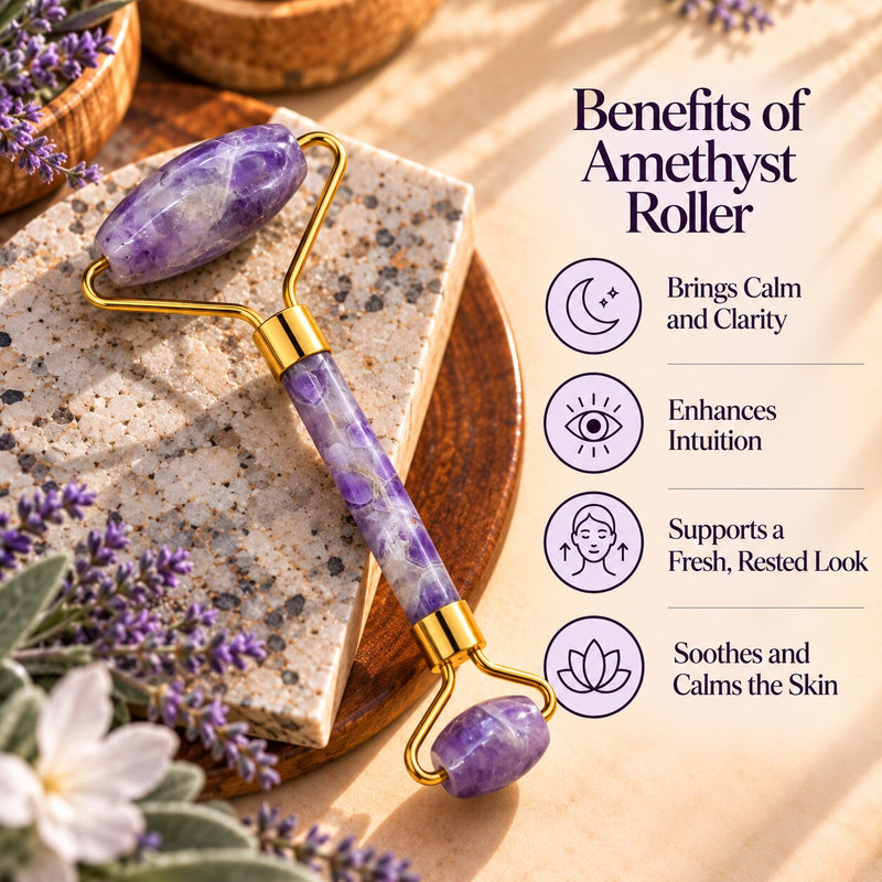 Benefits of Amethyst crystal roller