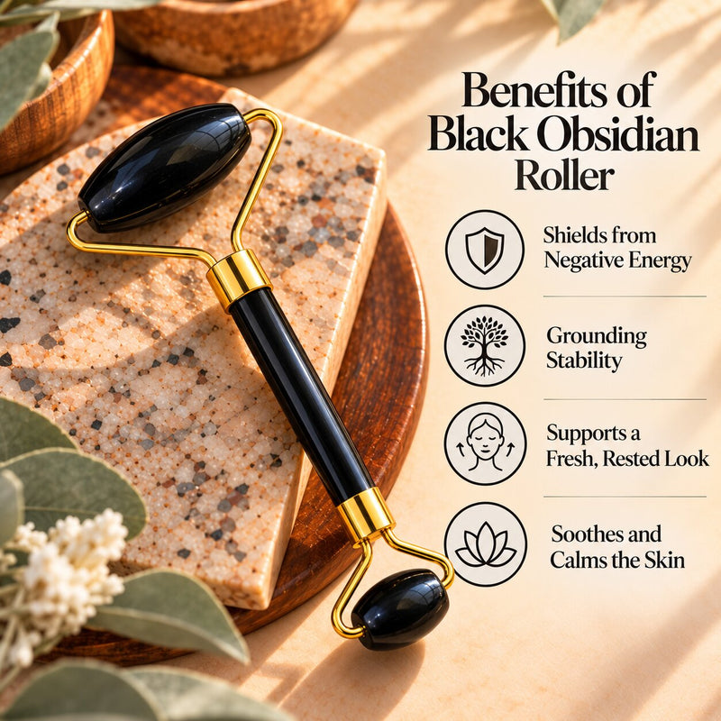 benefits of black obsidian roller