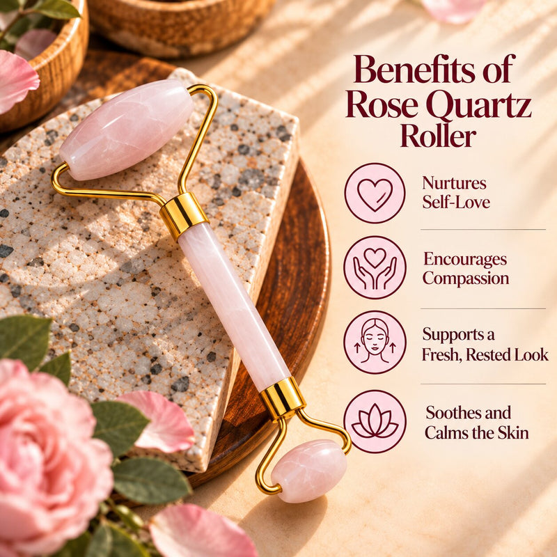 Benefits of Rose quartz crystal roller