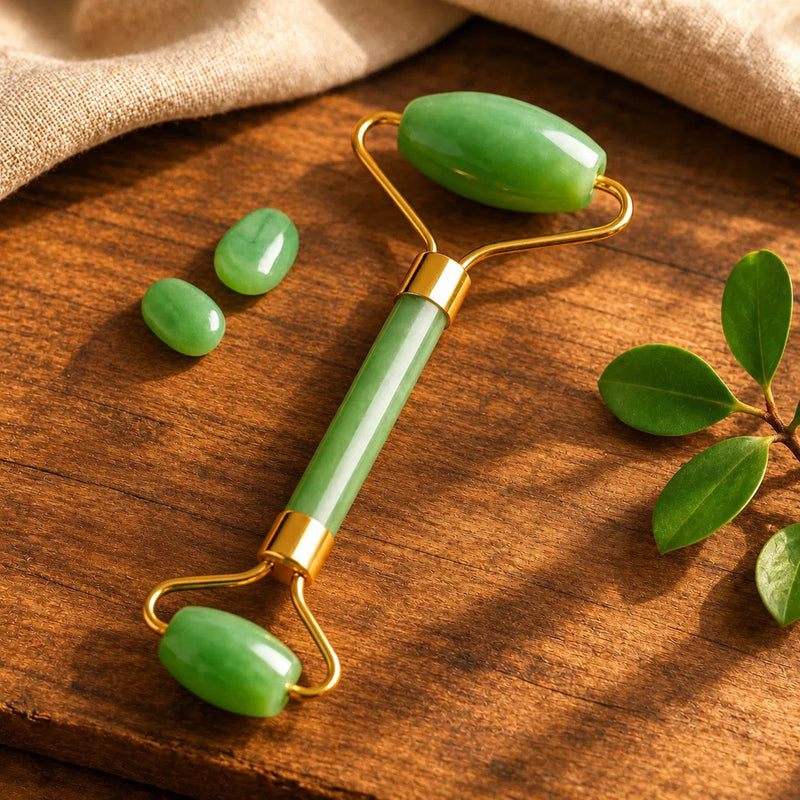 green aventurine crystal  regular size roller 