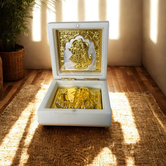 Krishna Darbar - Gold Plated (Blessed in Vrindavan)