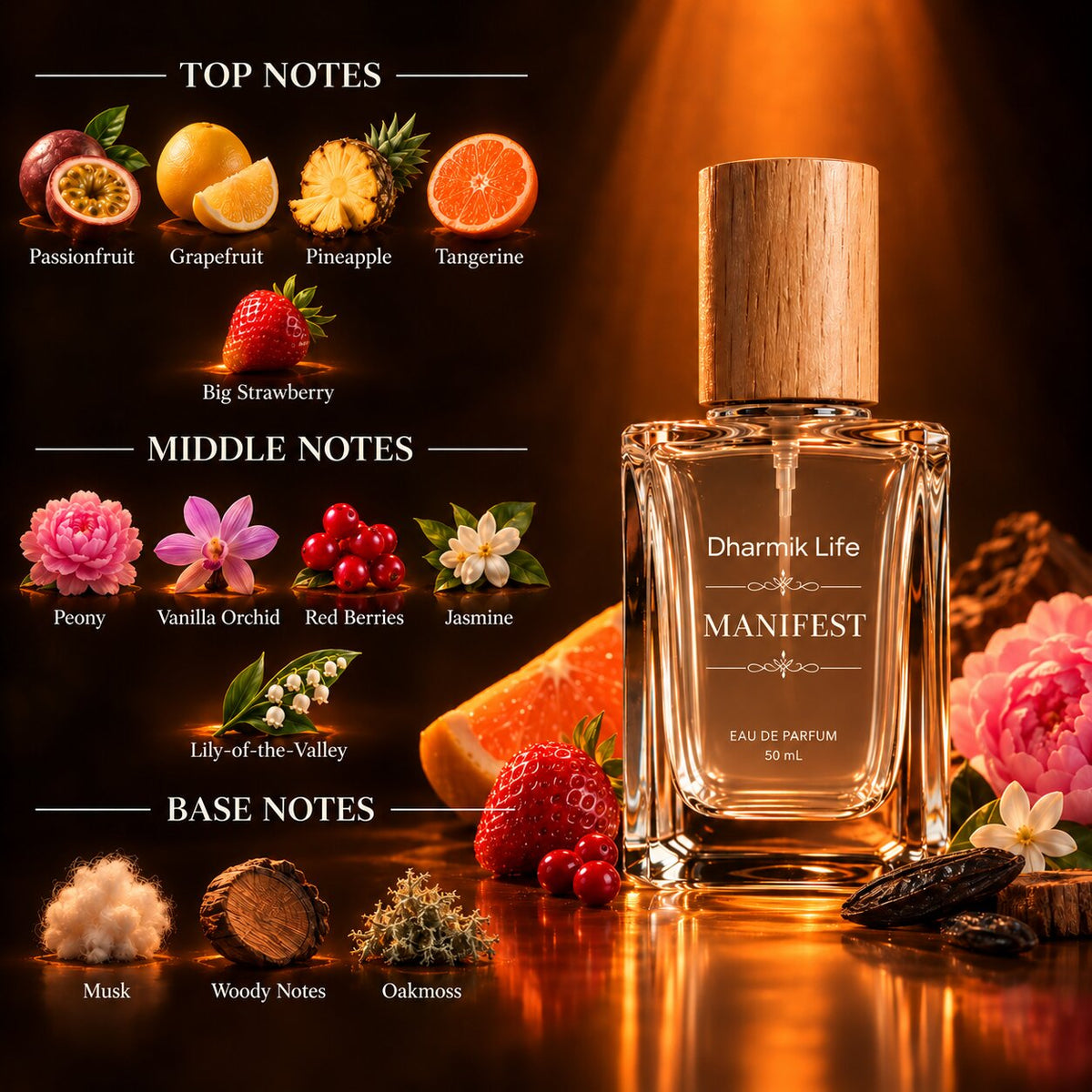 Manifest – Citrus Leather & Spice - Unisex Perfume