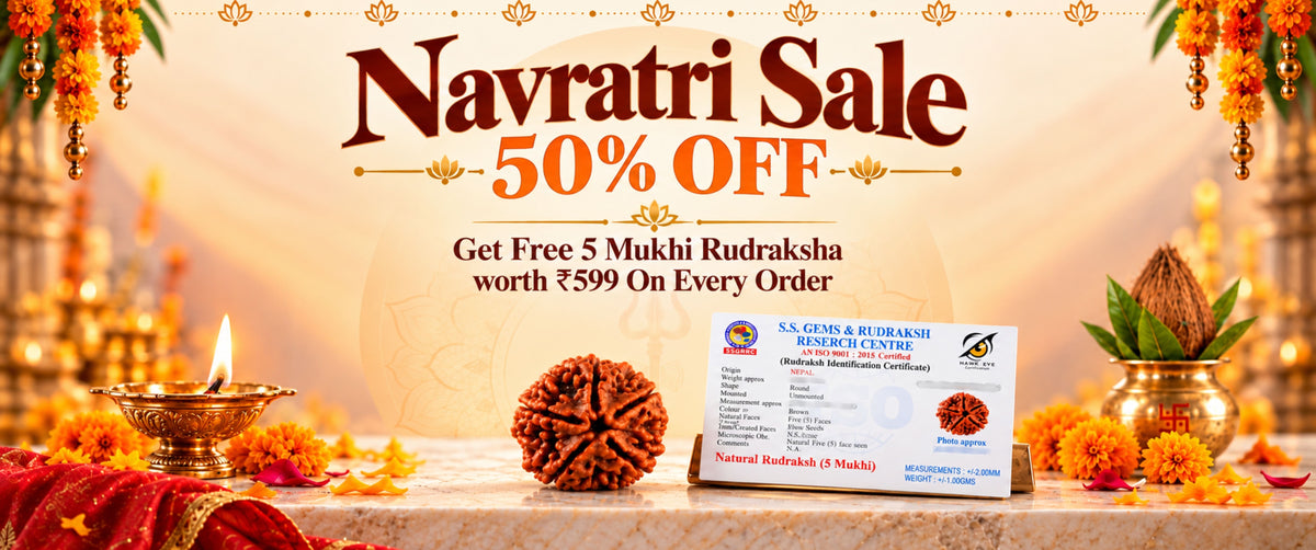 navratri sale 50% off by dharmik life
