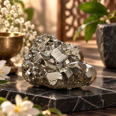 Pyrite Crystal Stone for Wealth, Abundance & Success