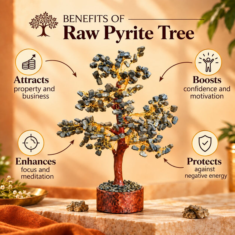 benefits of Pyrite Tree crystal tree