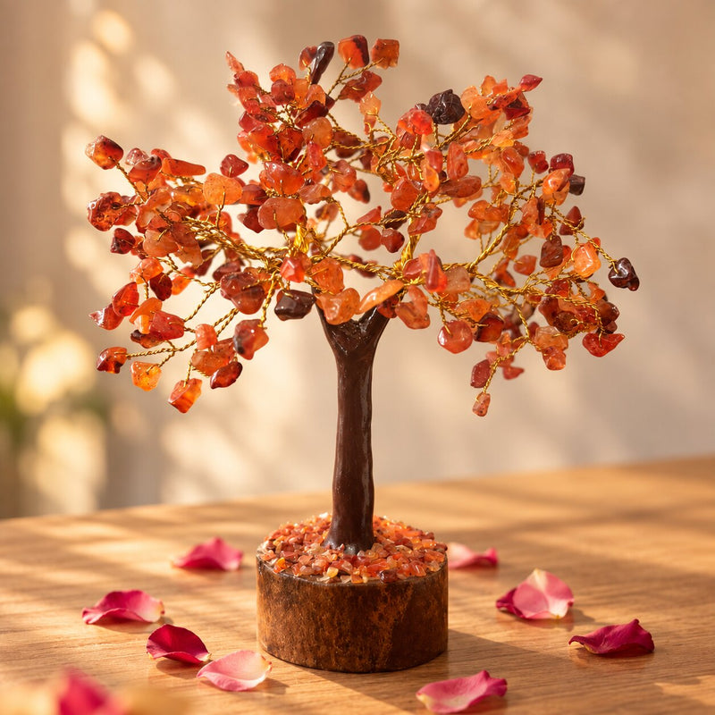 Red Carnelian crystal tree