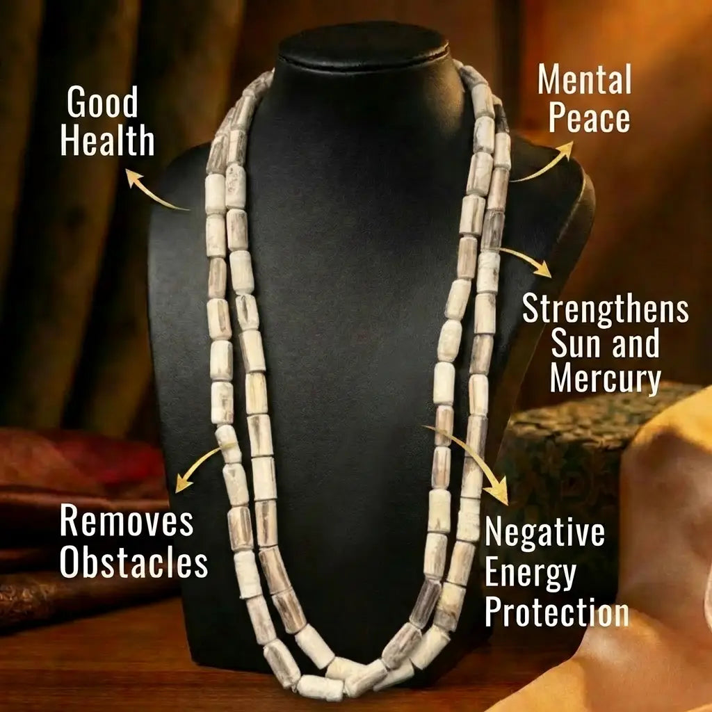 Original Radha Madhav Tulsi Kanthi Mala – Double Round, 10 mm, Love & Harmony Dharmik